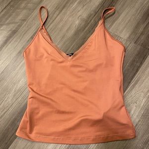 ZARA stretchy cami with mesh lining